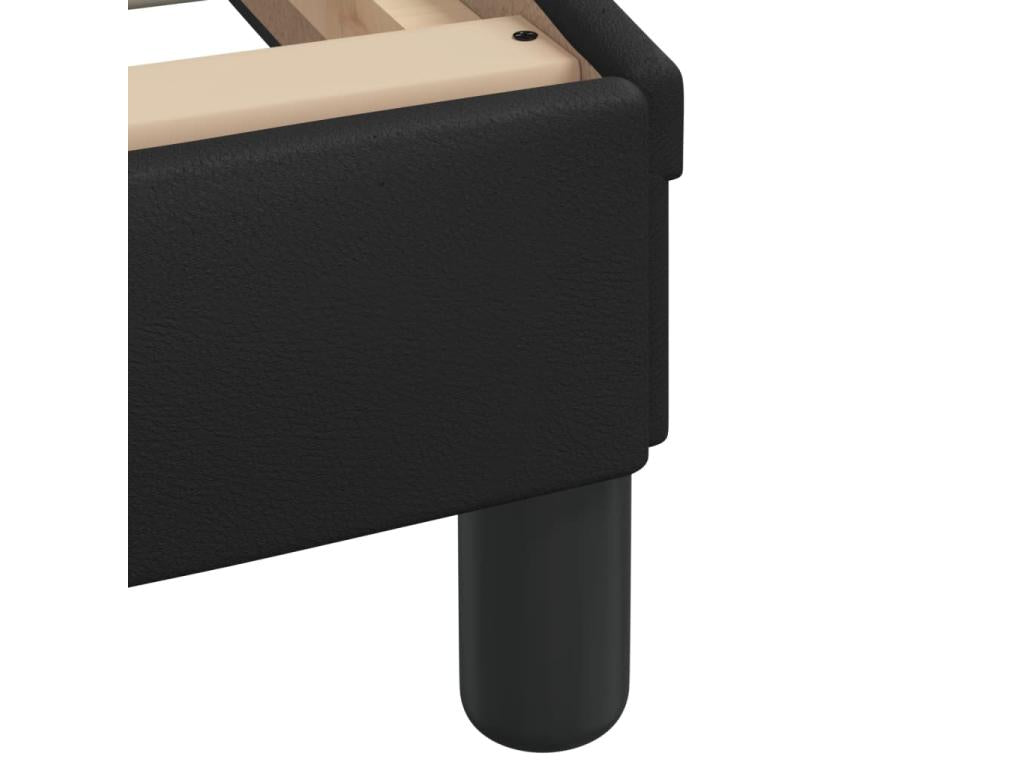 Materasso in similpelle nera, 90 x 200 cm