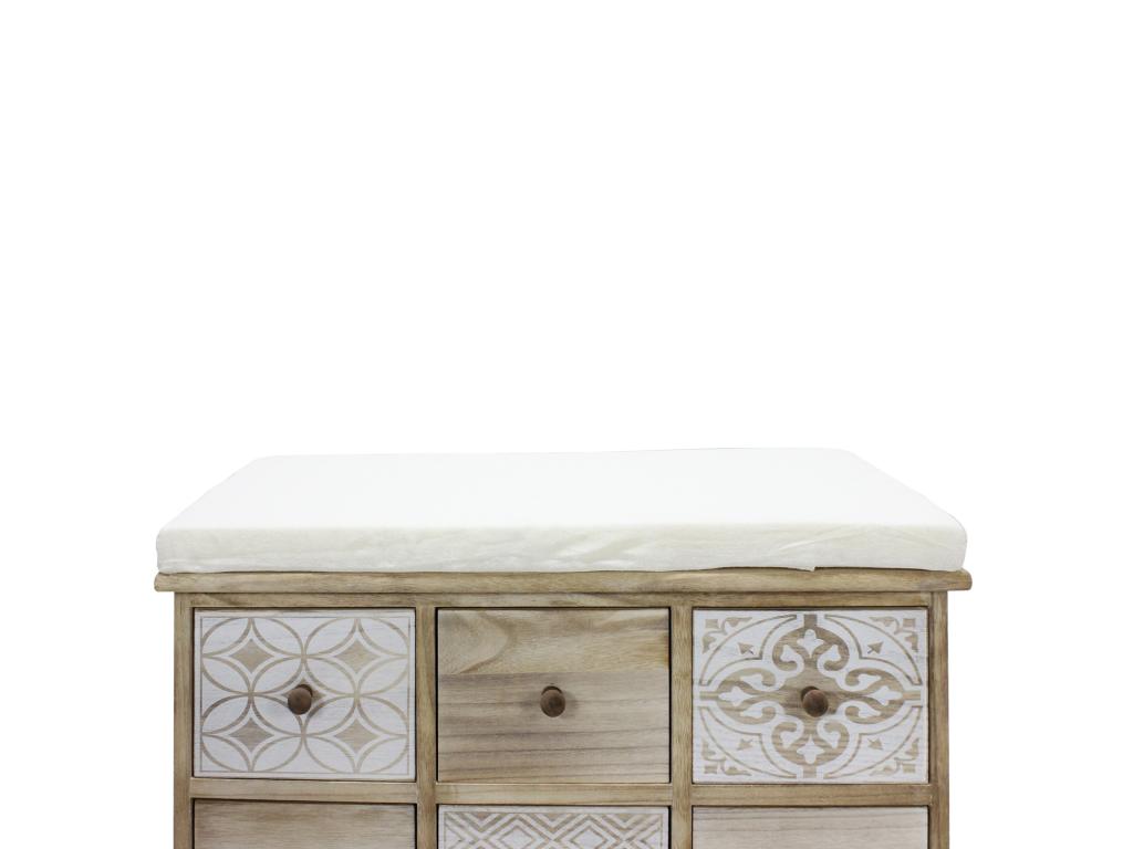 Panca naturale, 49 x 77,5 x 35 cm