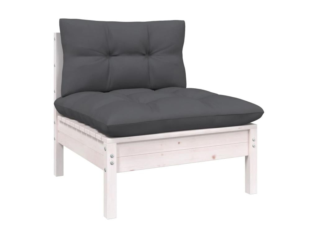 Set di mobili da esterno in legno di pino bianco