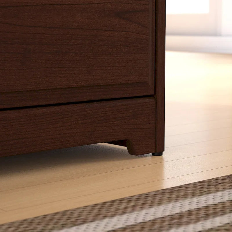 Mobiletto portadocumenti laterale a 2 cassetti Cabot di Bush Furniture