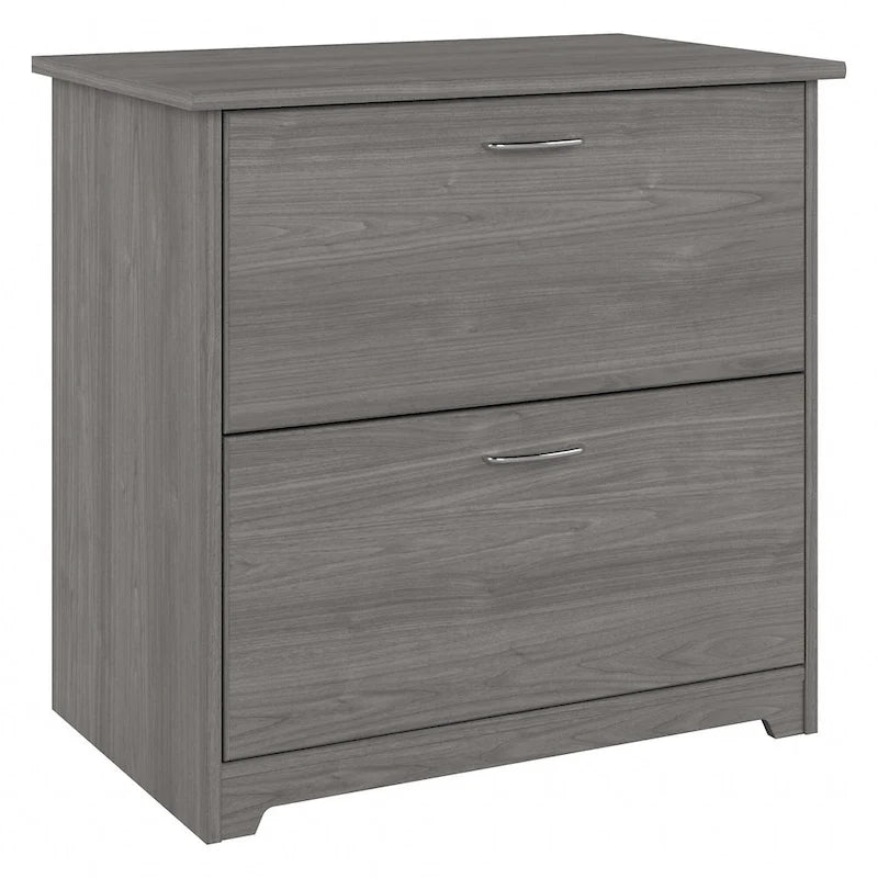 Mobiletto portadocumenti laterale a 2 cassetti Cabot di Bush Furniture