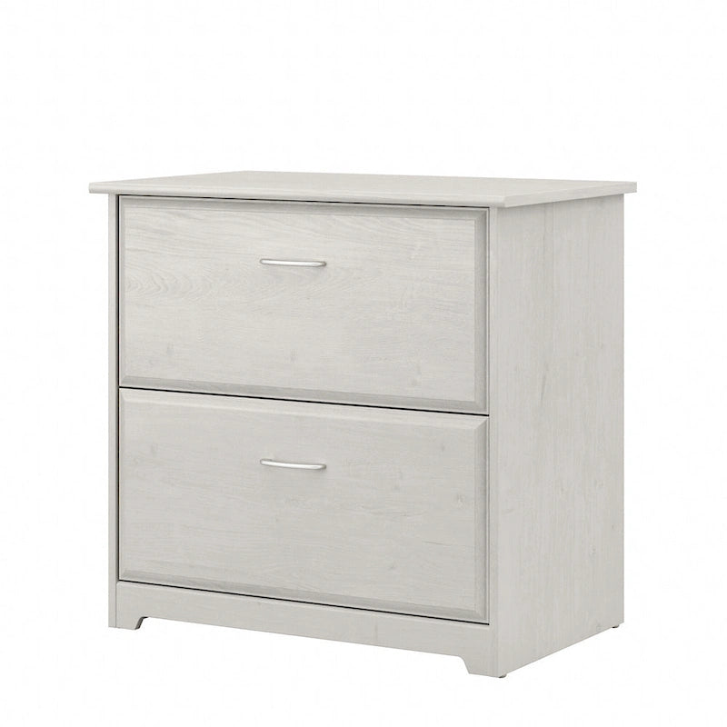 Mobiletto portadocumenti laterale a 2 cassetti Cabot di Bush Furniture