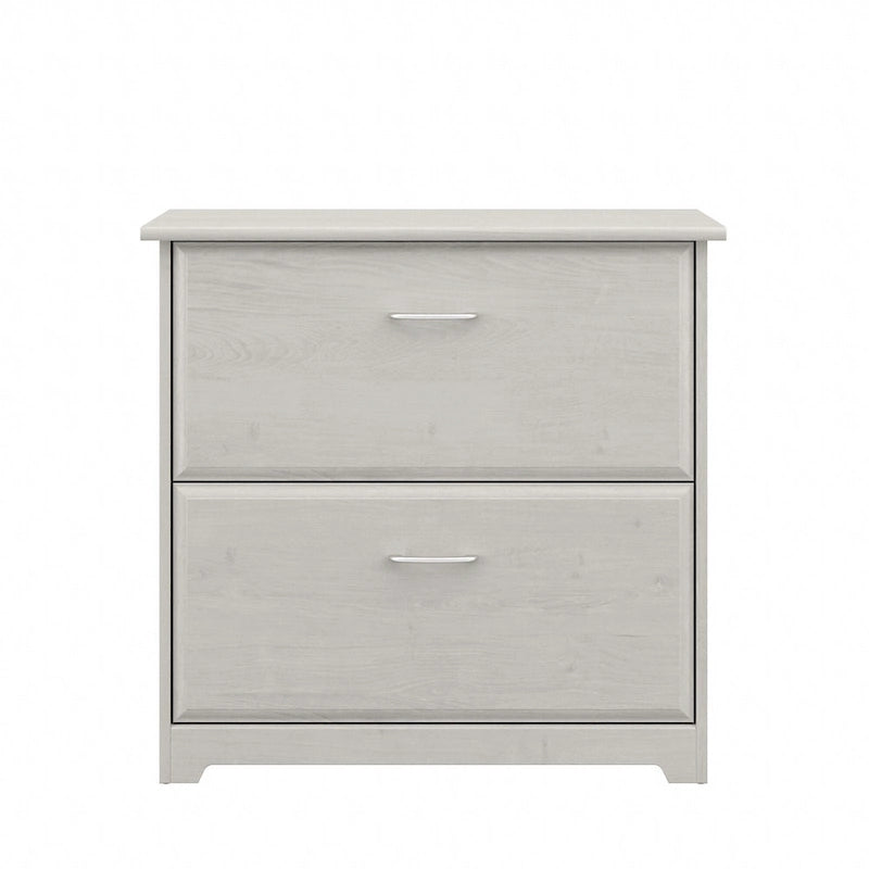 Mobiletto portadocumenti laterale a 2 cassetti Cabot di Bush Furniture