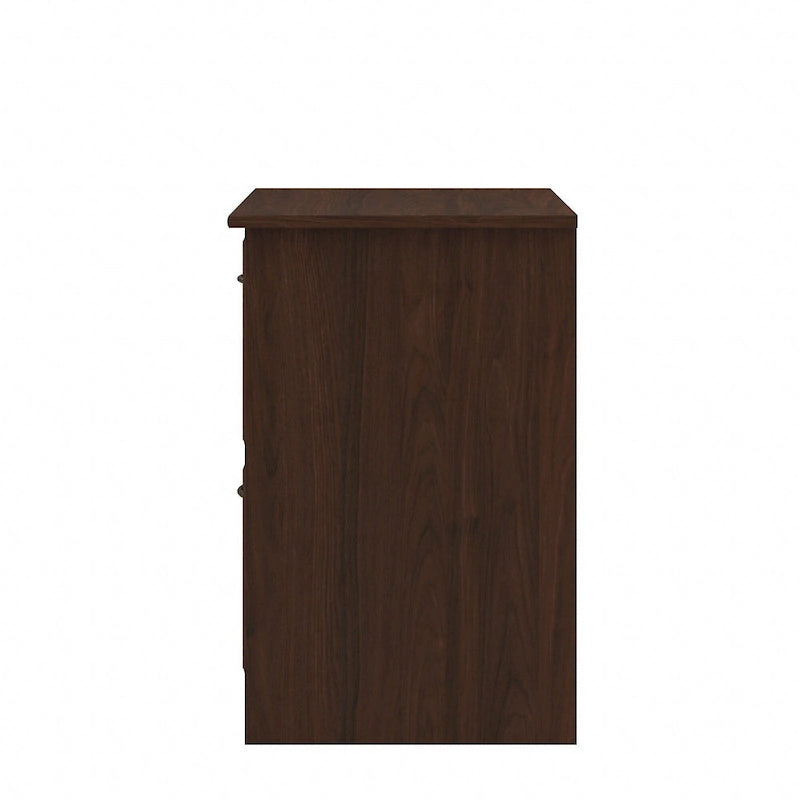 Mobiletto portadocumenti laterale a 2 cassetti Cabot di Bush Furniture