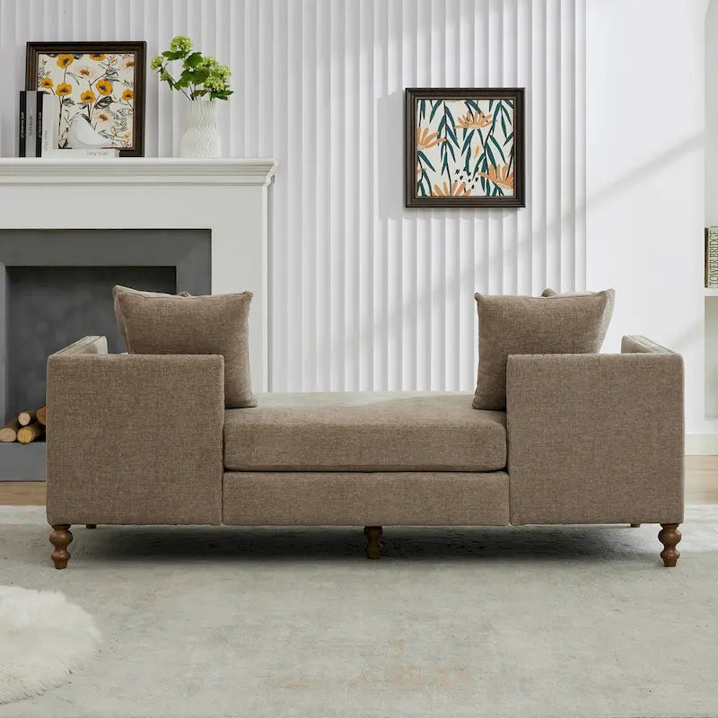 Comoda chaise longue imbottita con varie caratteristiche per il relax
