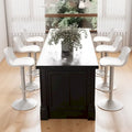Swivel Bar Stools Set of 2, Height Adjustable Counter Stools