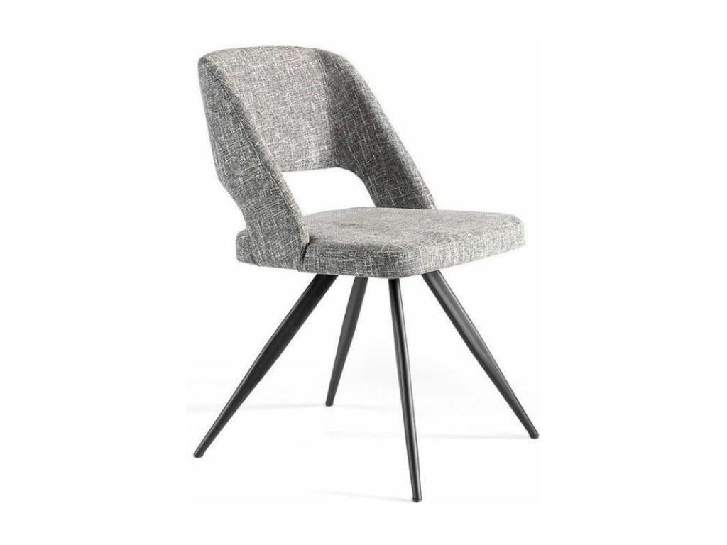 sedia in tessuto blu