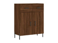 Credenza in legno ingegnerizzato marrone, 69,5 x 34 x 90 cm