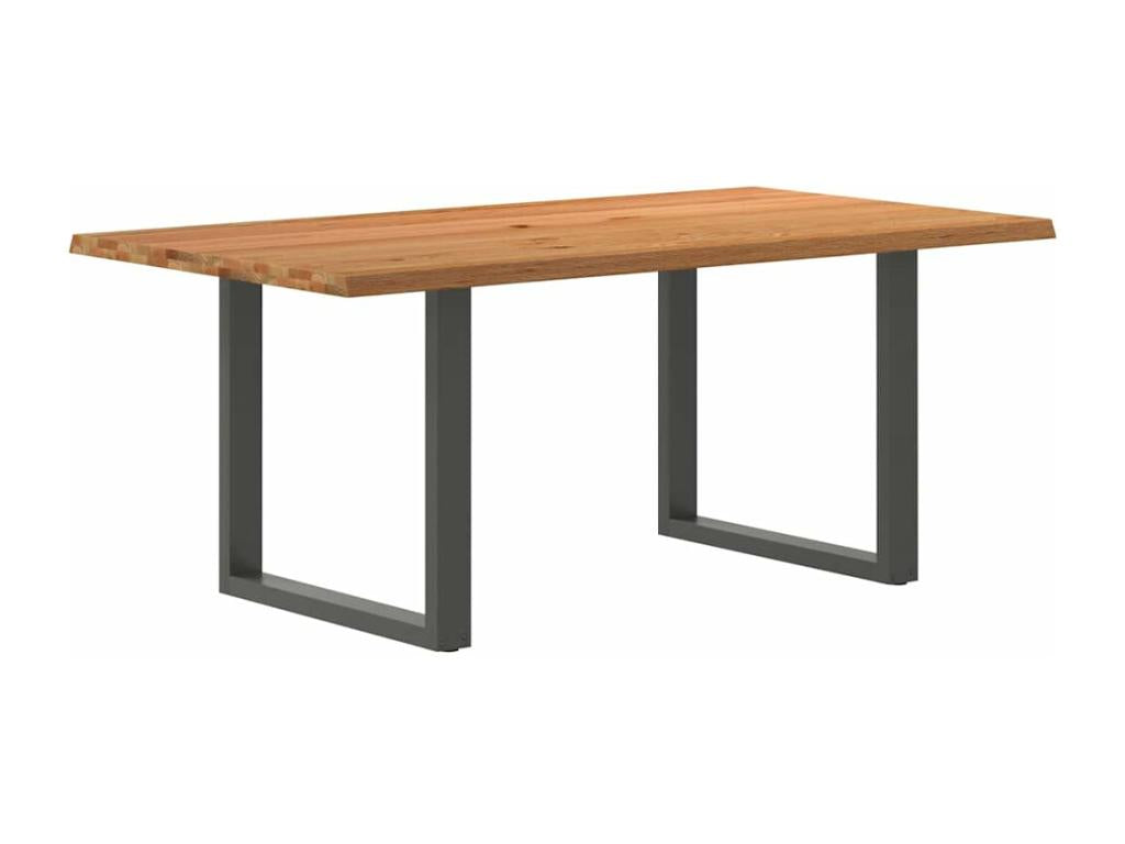 Tavolo da pranzo in legno di quercia marrone - dlz1766568002669