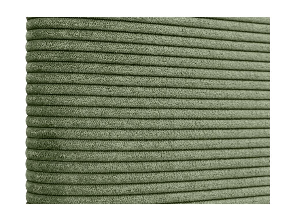 Letto in velluto verde, 135 x 140 x 120 cm