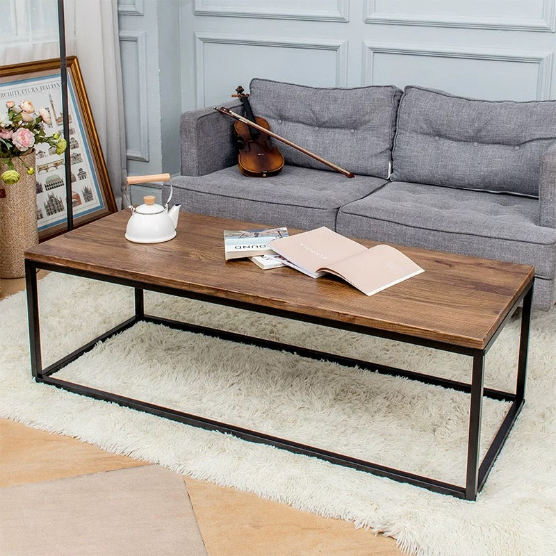 Tavolino da caffè marrone, 100 x 60 x 40 cm