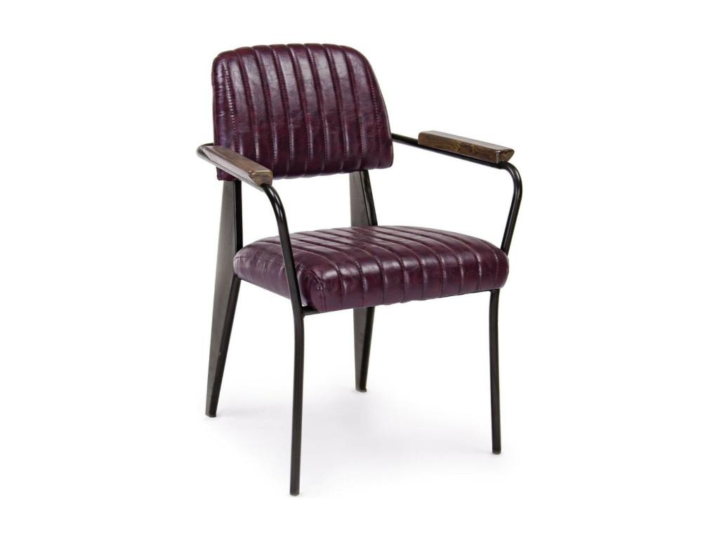 Sedia decorativa in metallo