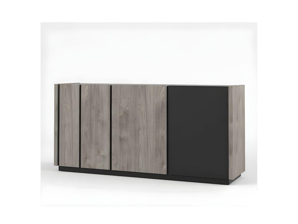 Credenza in metallo naturale