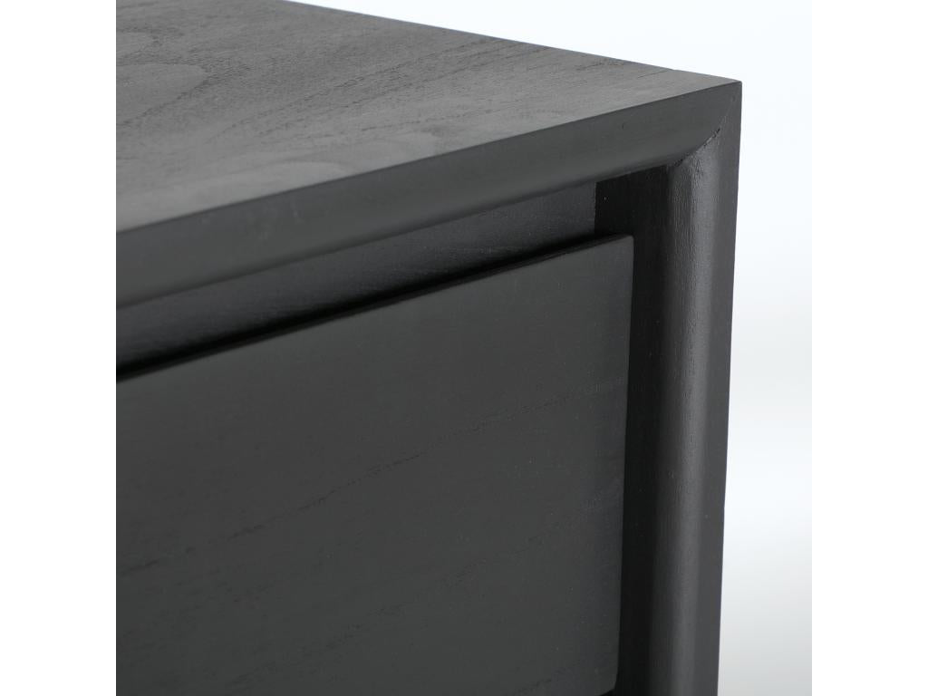 Cassettiera nera, 90 x 40 x 86 cm