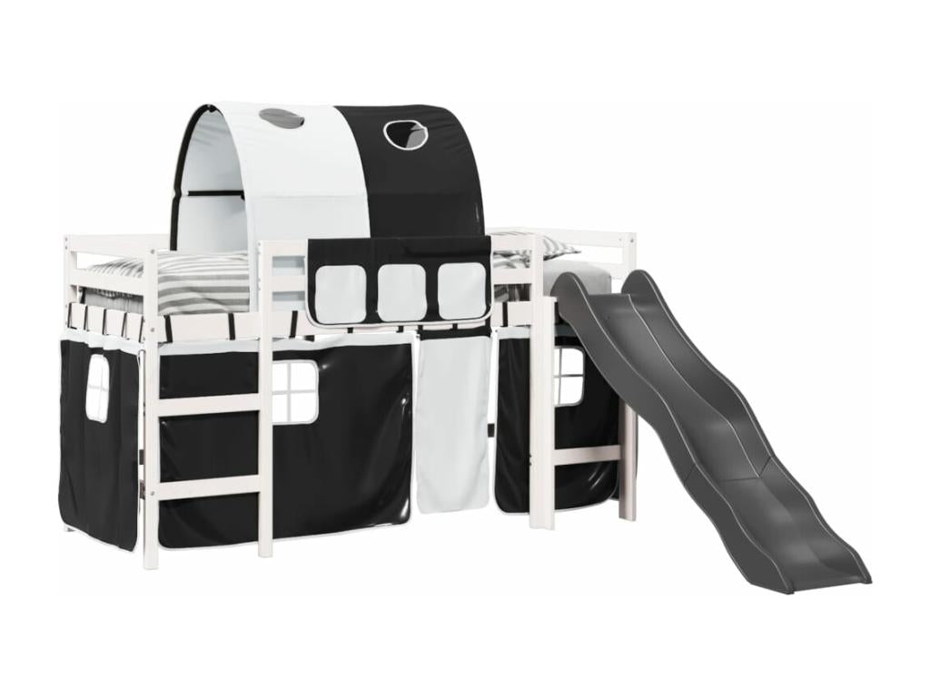 Letto in legno di pino nero, 80 x 200 cm