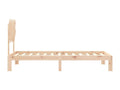 Struttura del letto in legno massello naturale