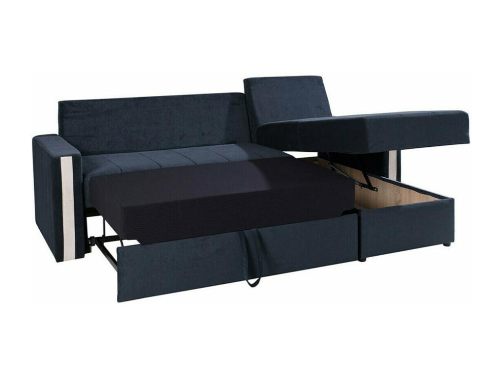 Divano grigio, 234 x 156 x 82 cm