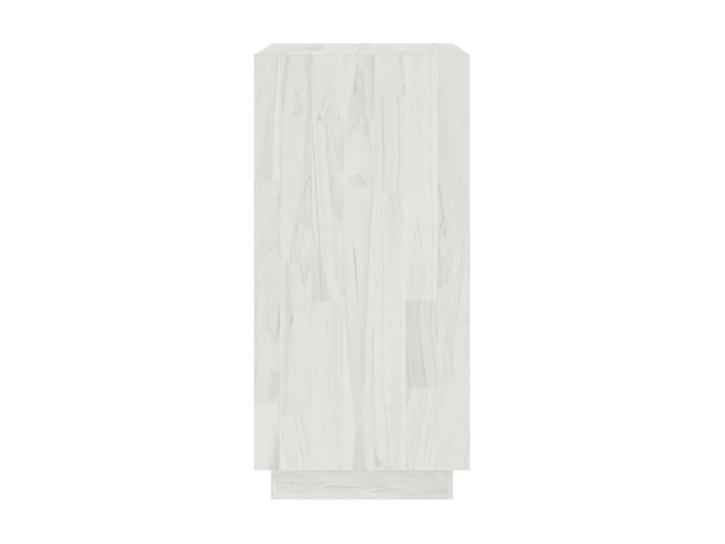 Libreria in legno di pino bianco, 40 x 35 x 71 cm