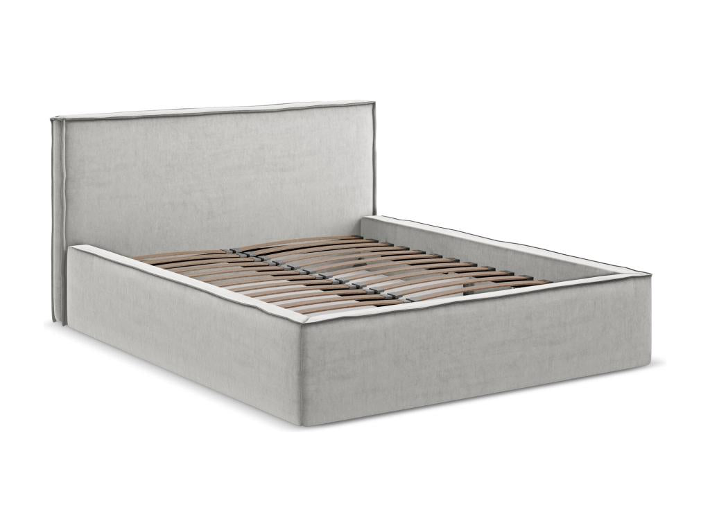 Letto in velluto, 140 x 200 cm