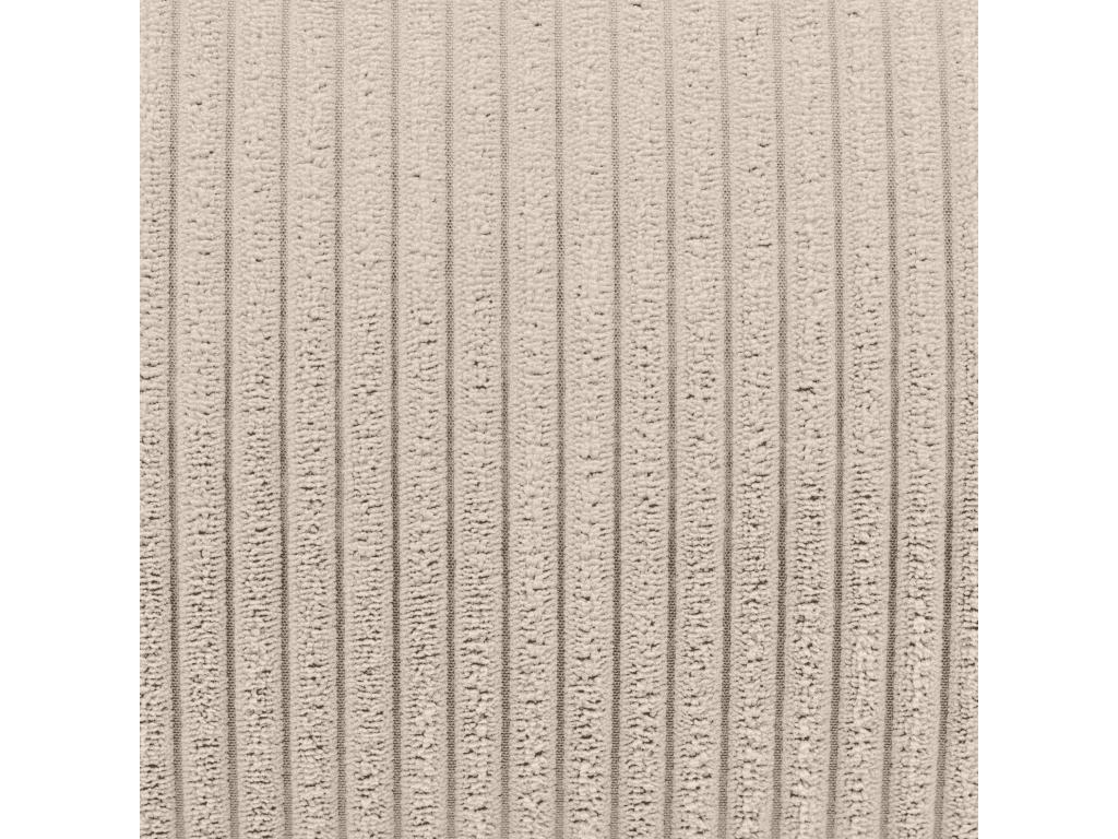 Pouf in velluto beige