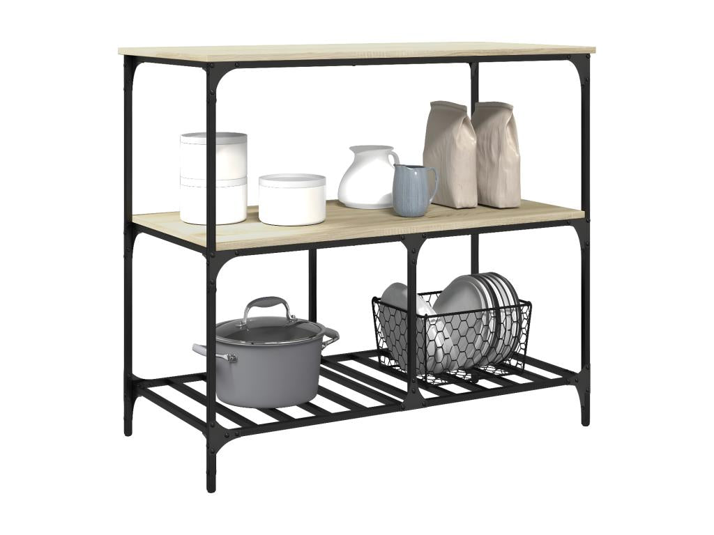 Mobili per la casa in legno ingegnerizzato naturale, 100 x 50 x 95 cm