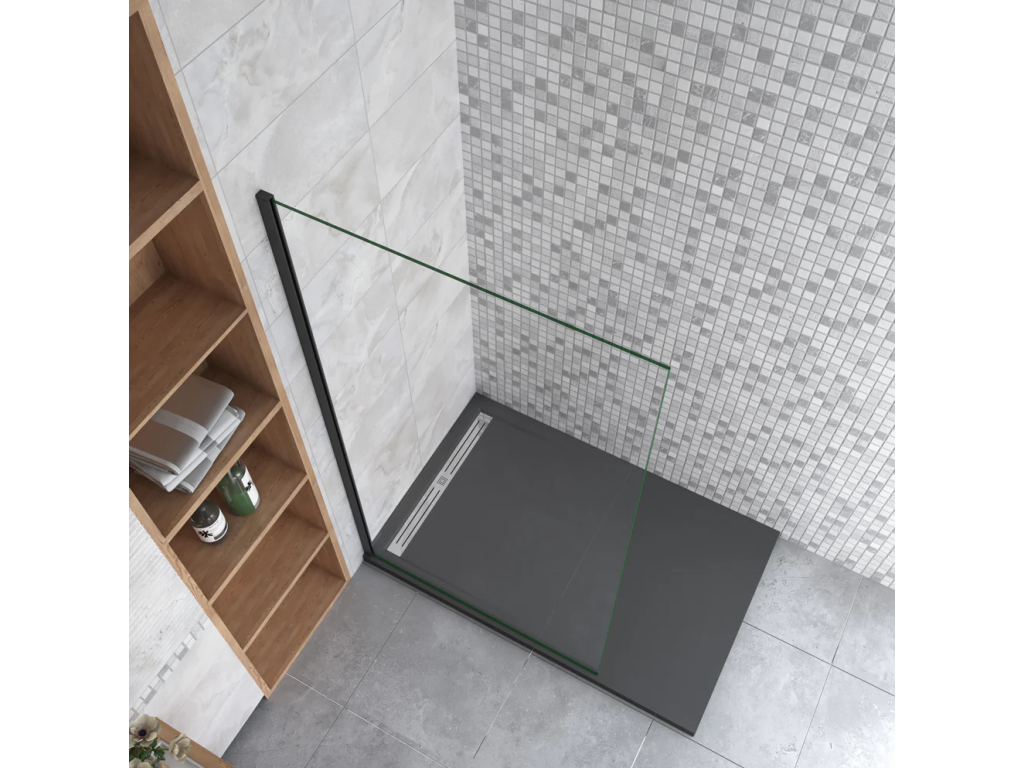 Mobili per la casa in vetro nero, 110 x 200 cm