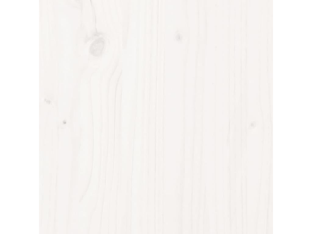 Set di mobili da esterno in legno massello bianco - dlz1766568230907