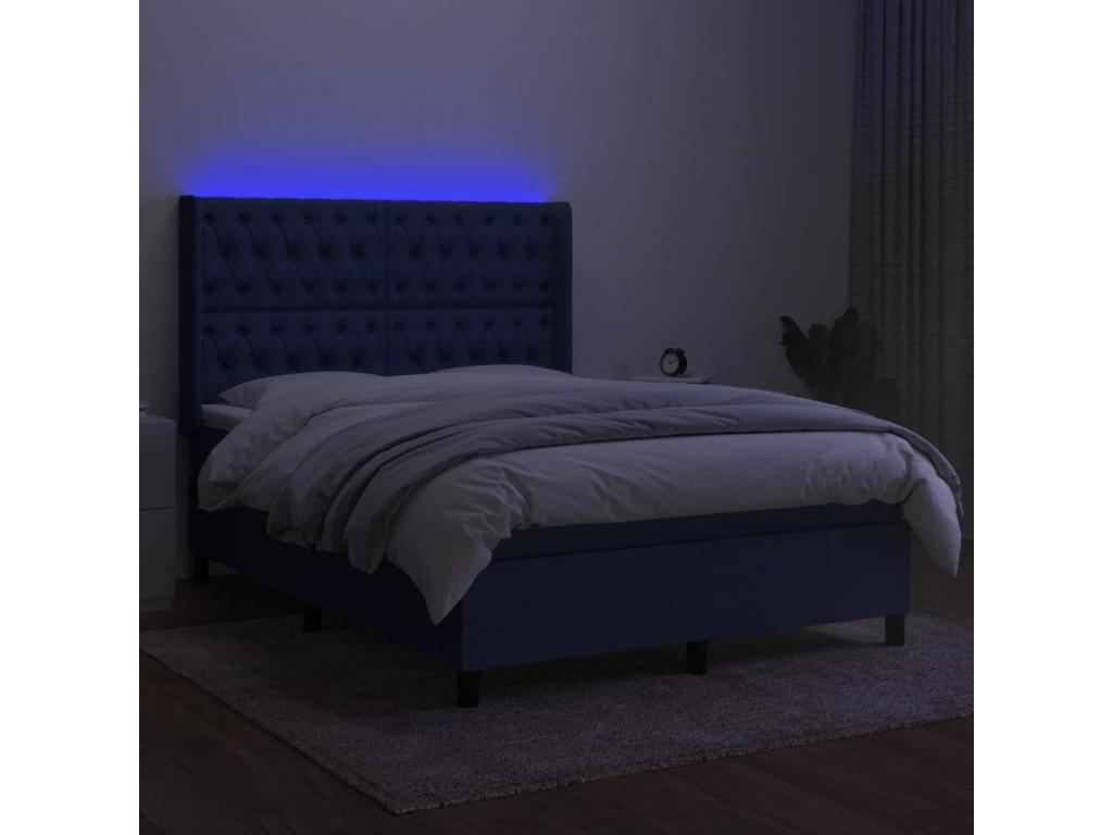 Materasso in tessuto blu, 140 x 190 cm - dlz1766568232993