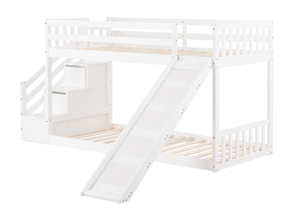 Letto in legno di pino bianco, 90 x 200 cm