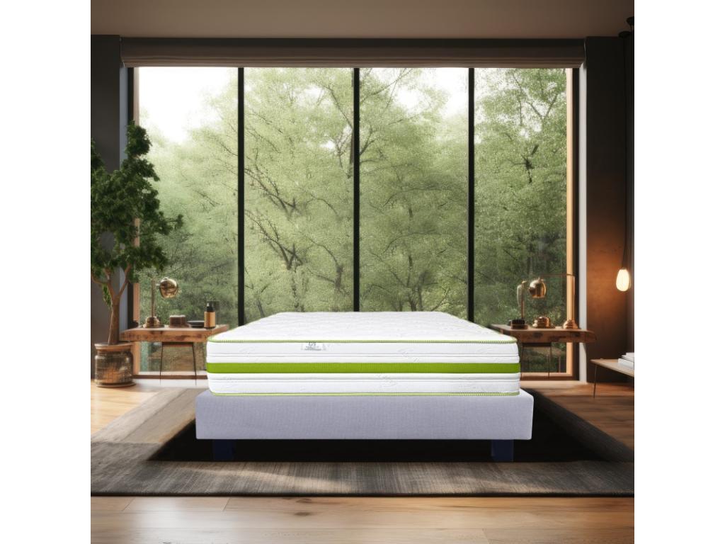 Materasso in ferro grigio, 140 x 200 cm