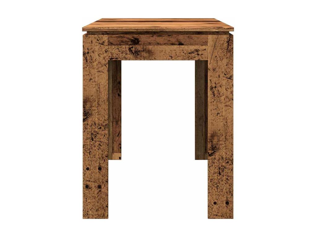 Tavolo da pranzo in legno ingegnerizzato marrone, 120 x 60 x 76 cm