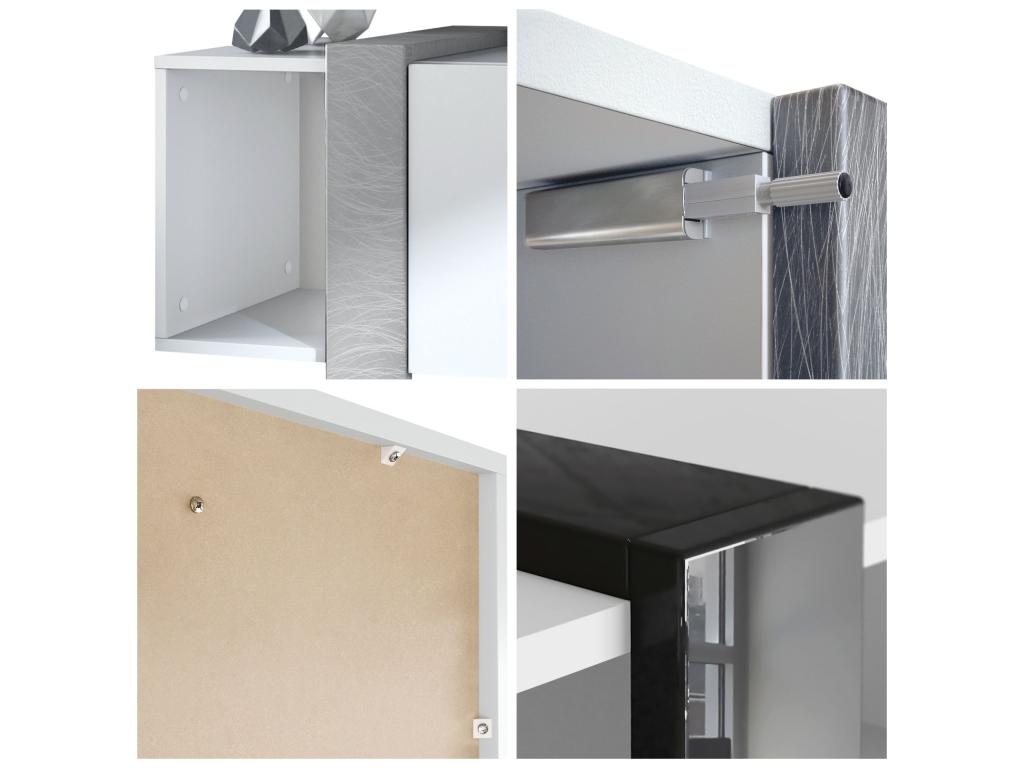 Mobile TV bianco, 149 x 45,5 x 34 cm