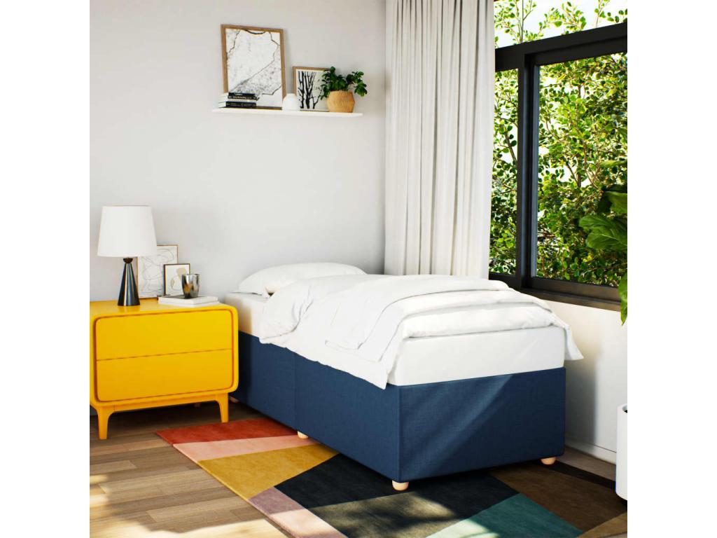 Materasso in tessuto blu, 90 x 190 cm
