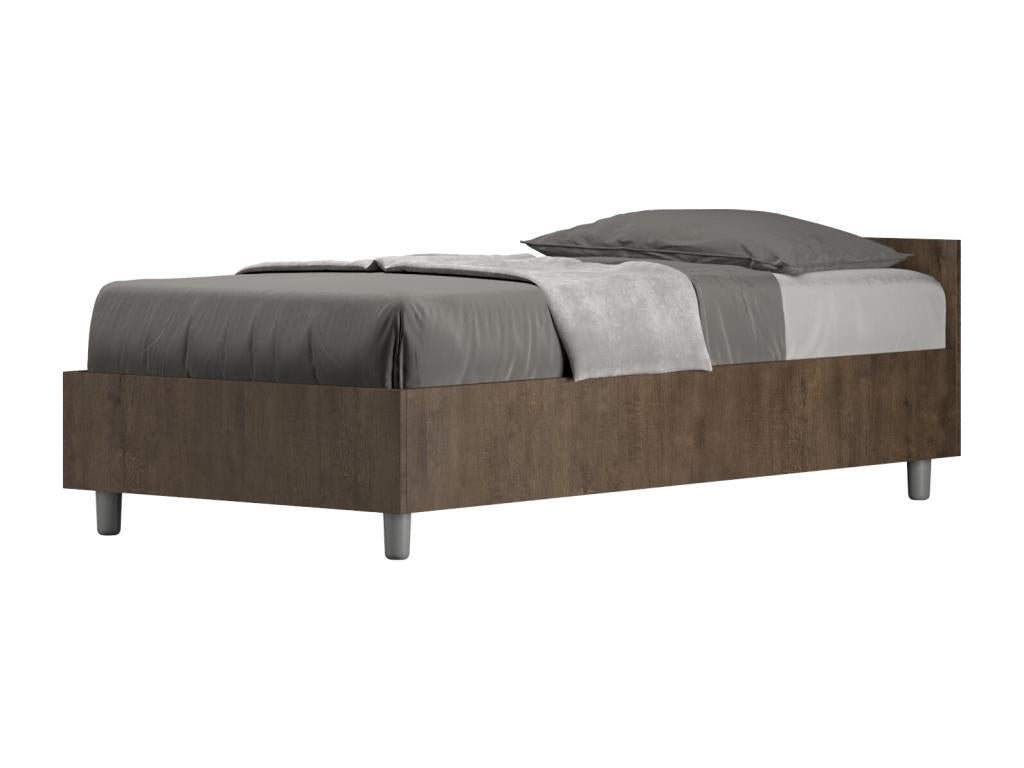 Letto marrone, 80 x 190 cm