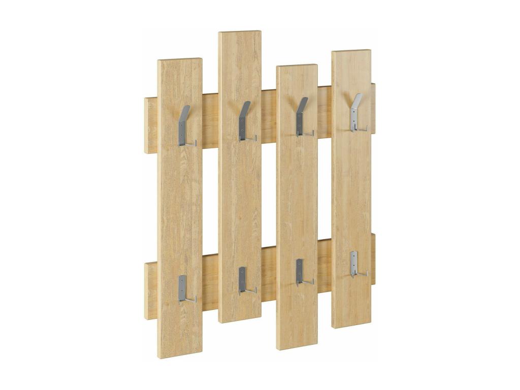 Materasso in legno di quercia beige, 64 x 4 cm