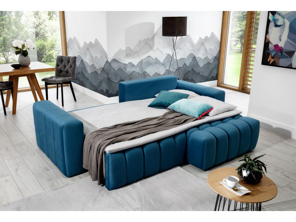 Materasso in velluto grigio