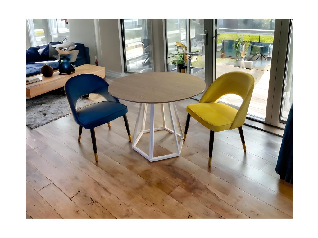 Tavolo da pranzo in legno di quercia bianca