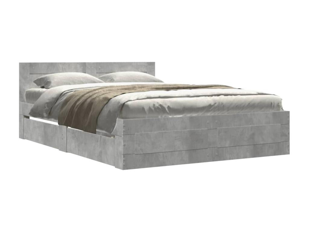 Materasso grigio, 140 x 200 cm