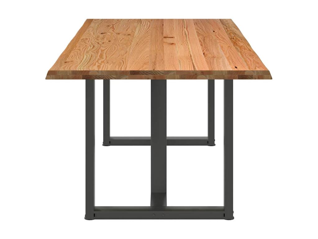 Tavolo da pranzo in legno di quercia marrone - dlz1766568202976