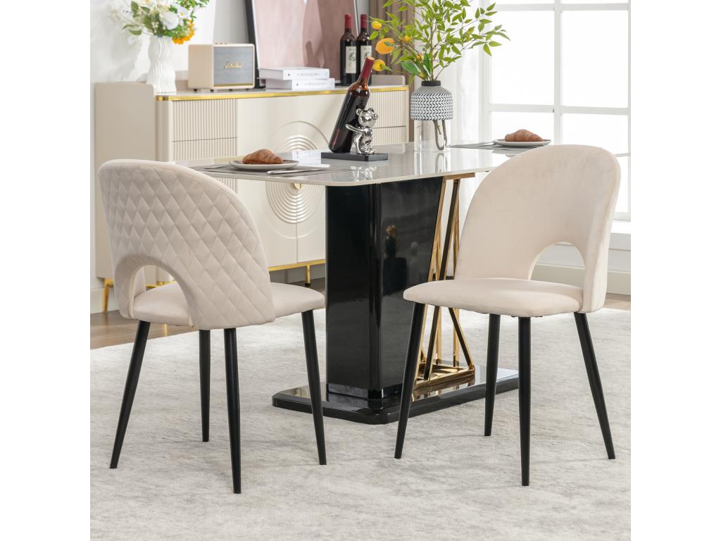 Mobili per la casa in velluto beige