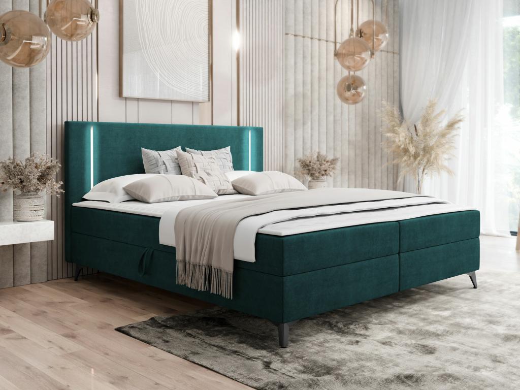 Letto verde, 200 x 200 cm