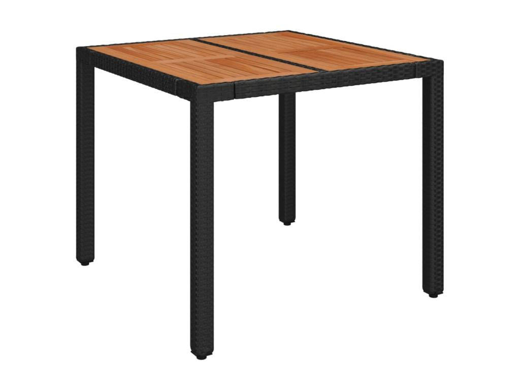 Mobili per la casa in vimini intrecciato in resina nera - dlz1766568462961