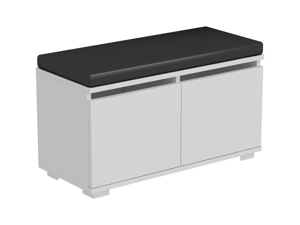 Panca bianca, 42 x 80 x 35 cm