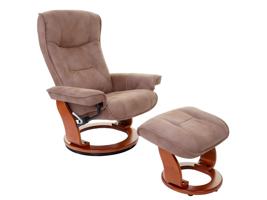 Poltrona in tessuto marrone - dlz1766568494780