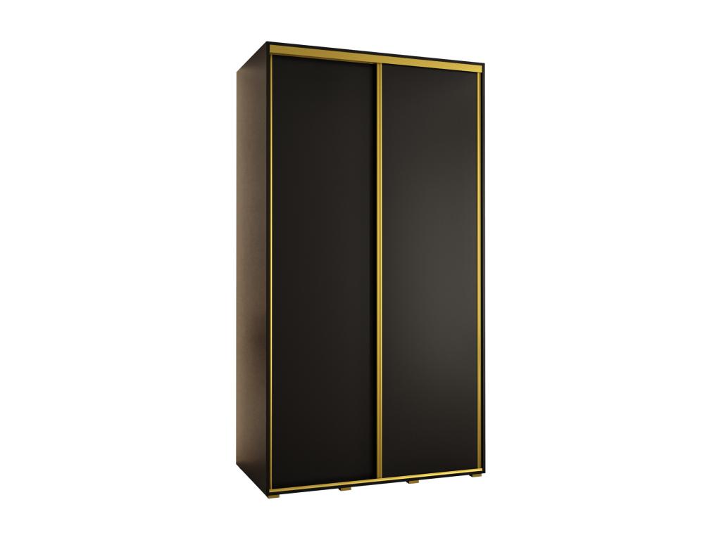 Armadio nero, 130 x 60 x 235,2 cm