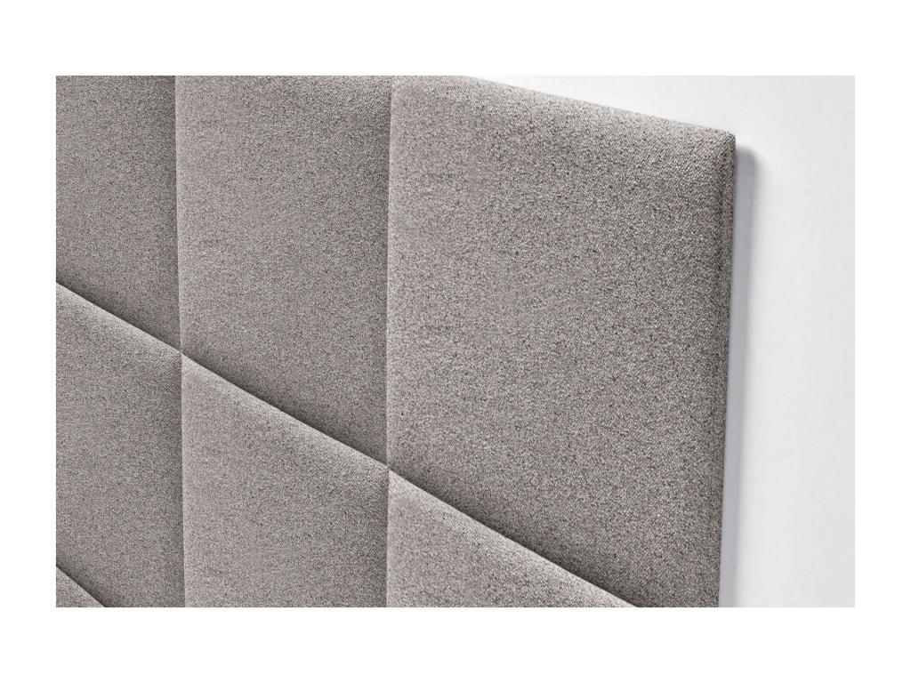 Letto in tessuto giallo