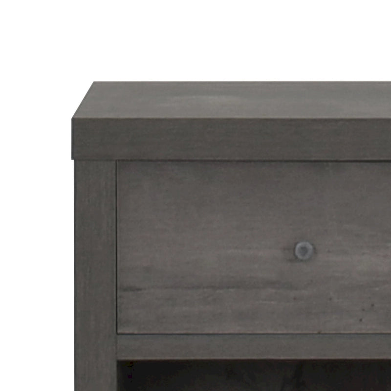 Comodino Nystrom in finto legno con un cassetto di Christopher Knight Home
