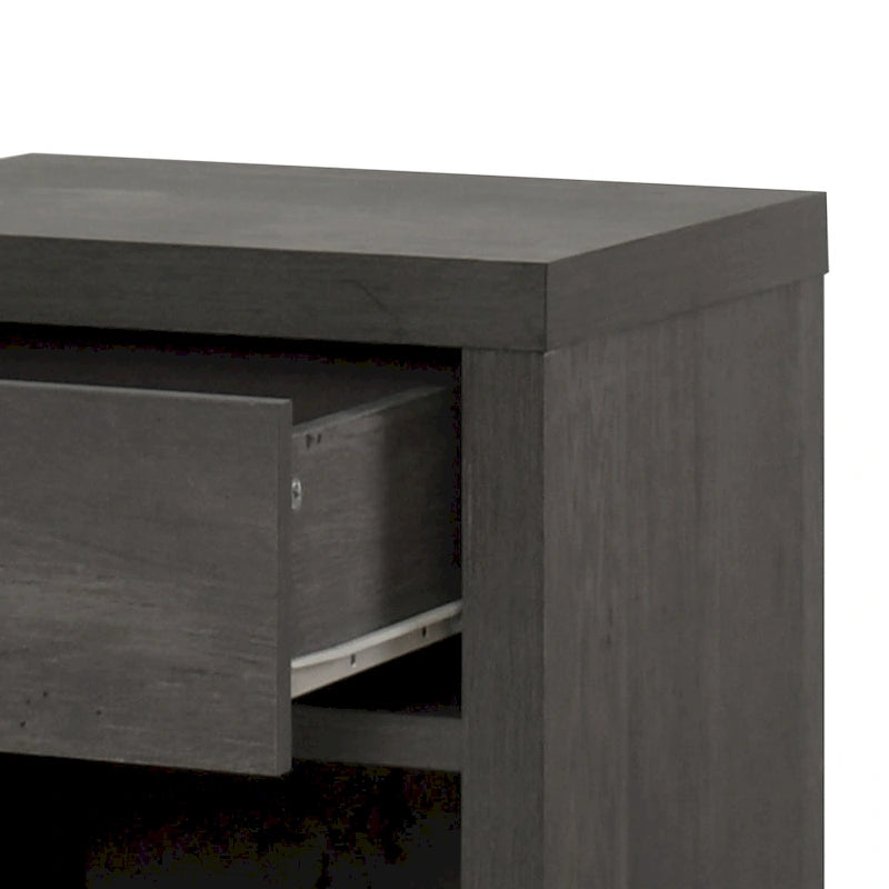 Comodino Nystrom in finto legno con un cassetto di Christopher Knight Home
