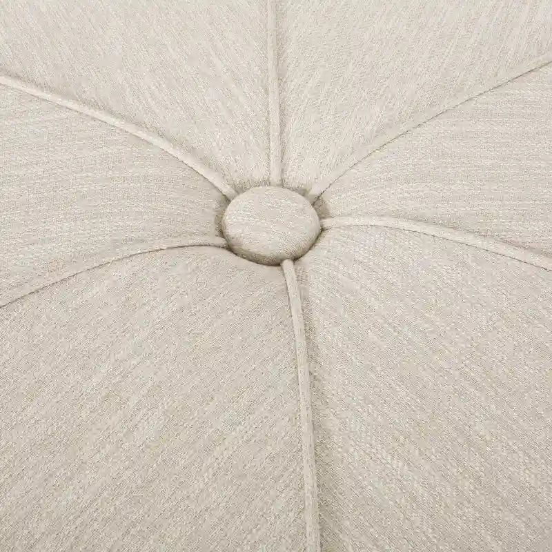 Pouf rotondo imbottito Birdsong di Christopher Knight Home