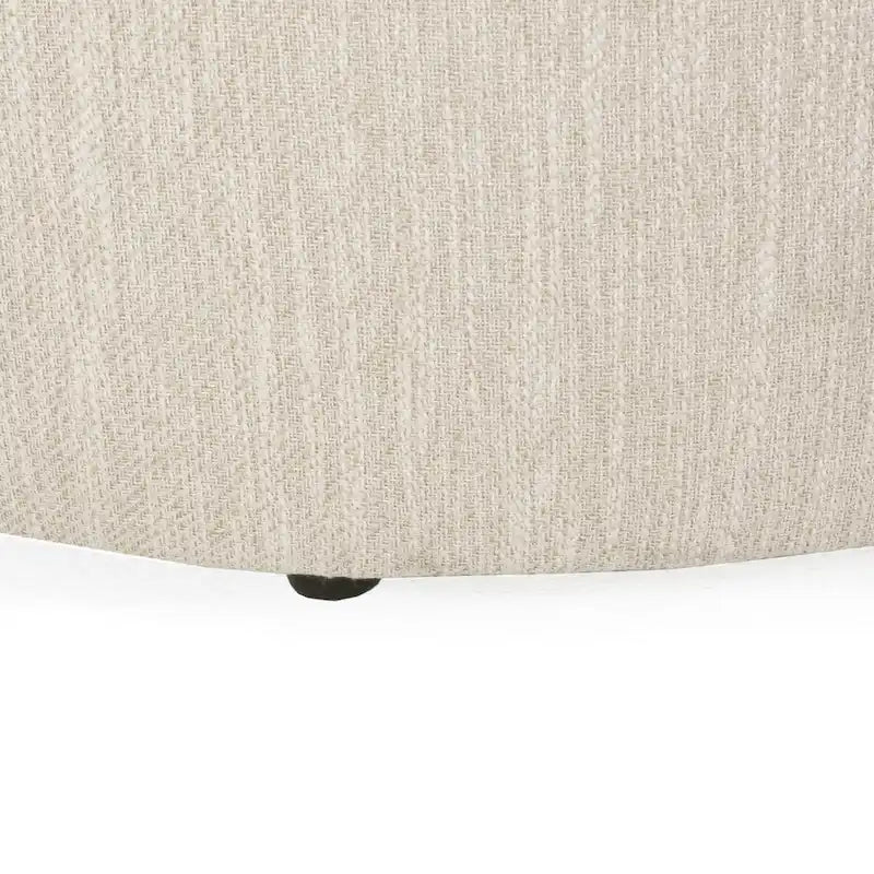 Pouf rotondo imbottito Birdsong di Christopher Knight Home